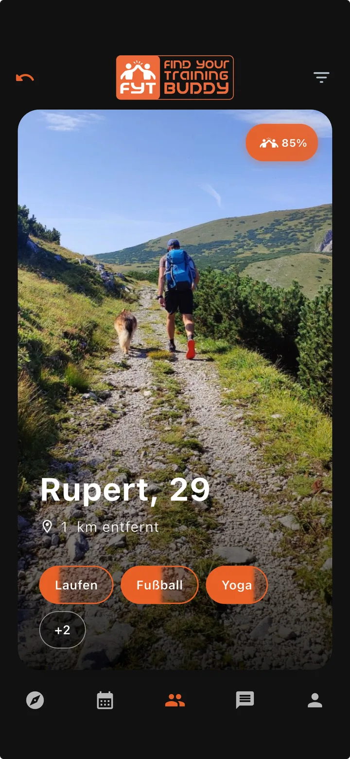 Buddy Finder Screen