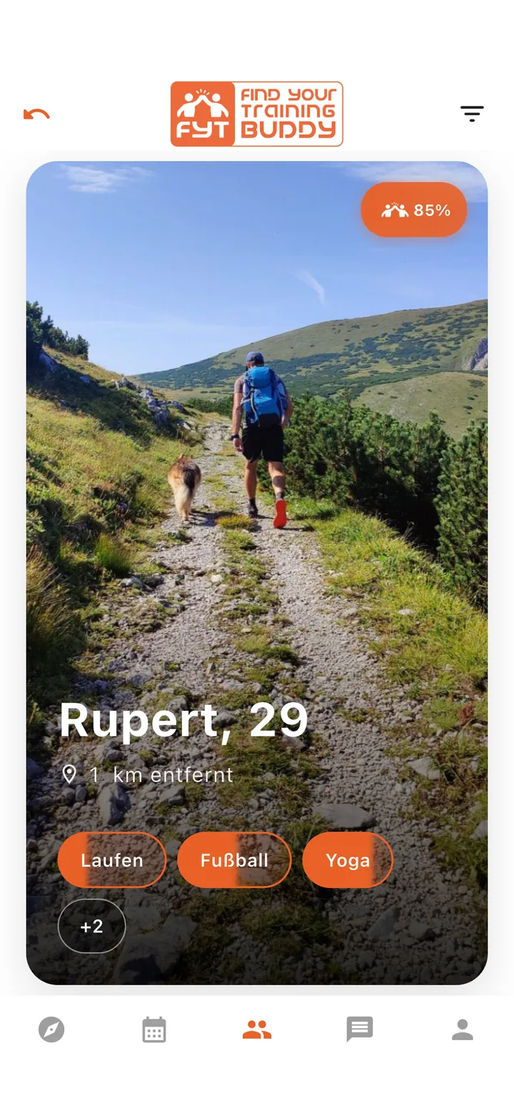 Buddy Finder Screen