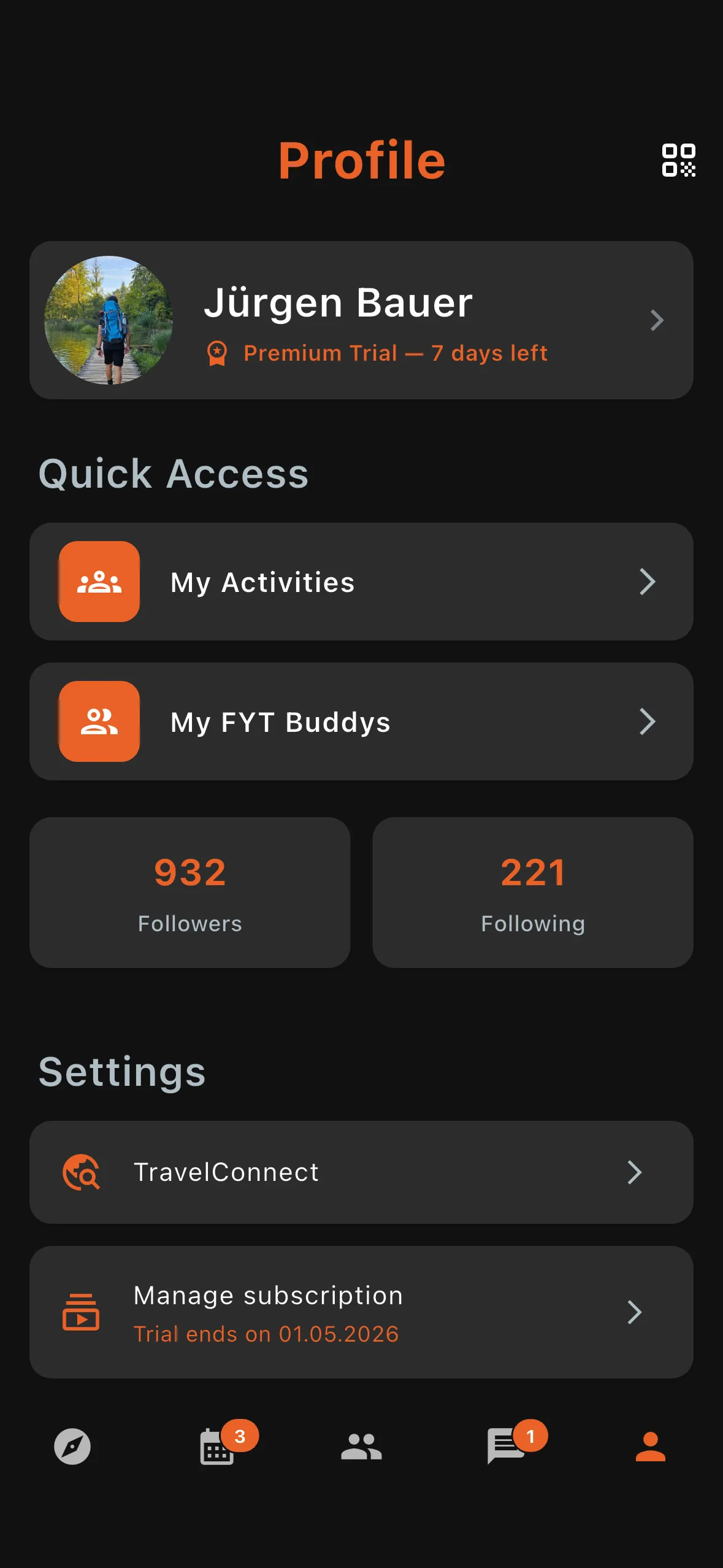 Profile Screen