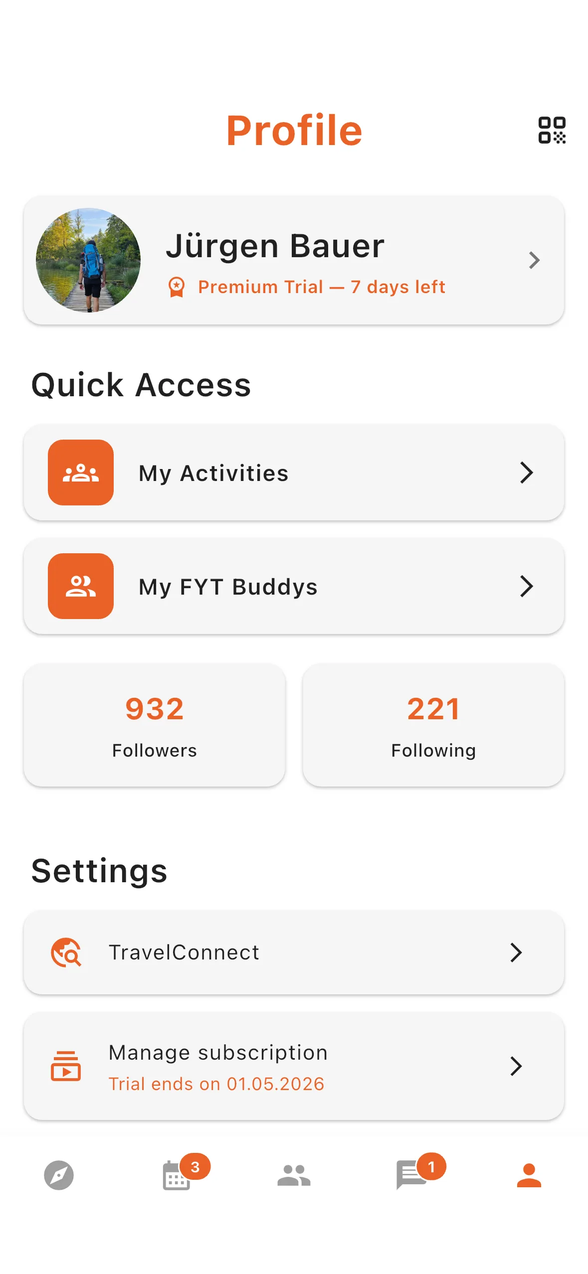 Profile Screen